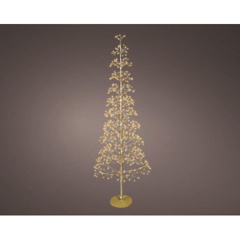 ALBERO METALLO ORO 624 LED H.150